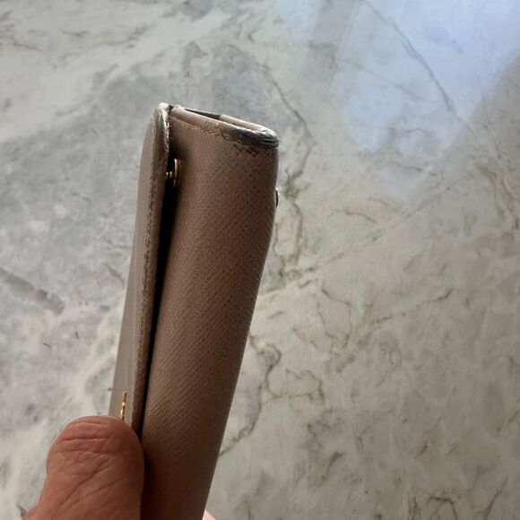 Prada Bi-Color Metal Saffiano Continental long leather Wallet - Picture 17 of 17